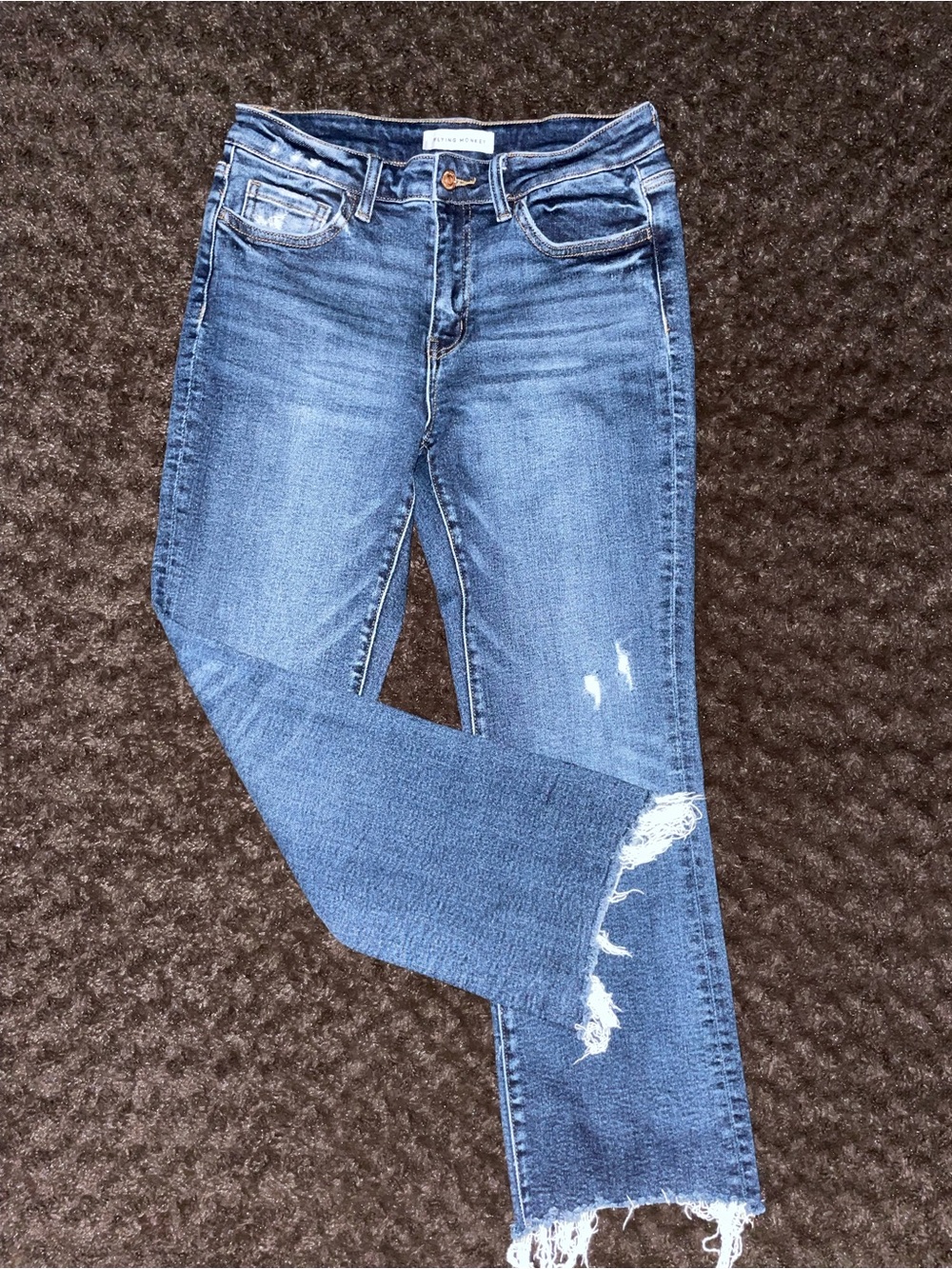 Women’s M Flying Monkey Cropped Jeans